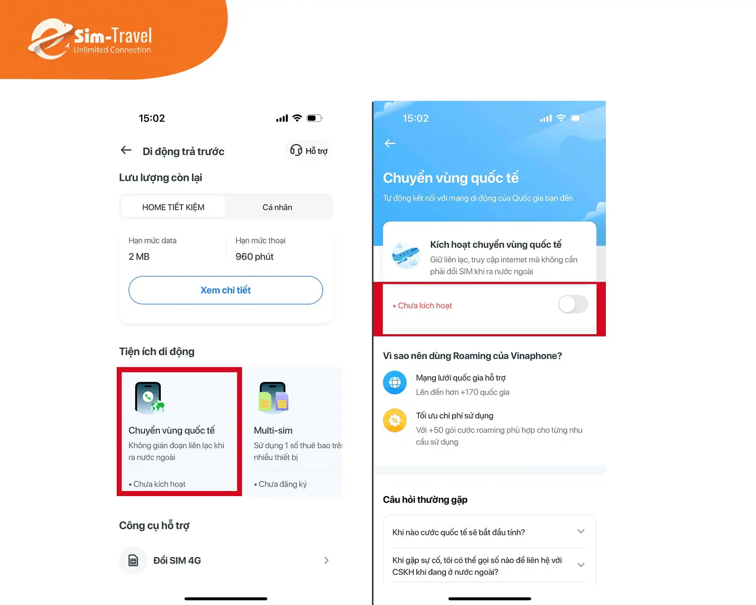 Lý do cần kiểm tra sim chuyển vùng quốc tế 