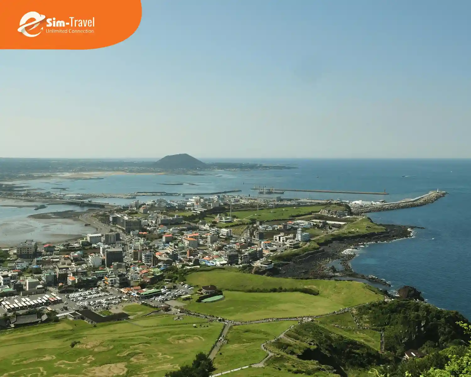 Đảo Jeju nhìn từ trên cao