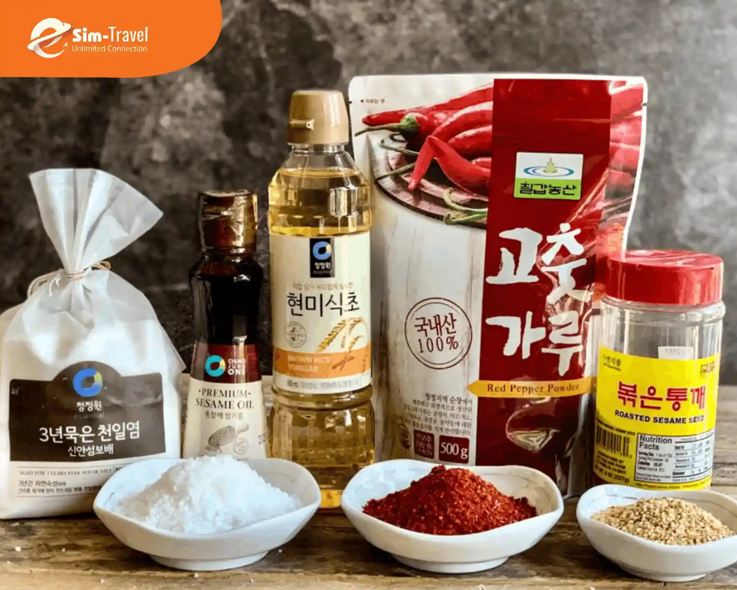 Các loại gia vị đặc trưng ở Hàn