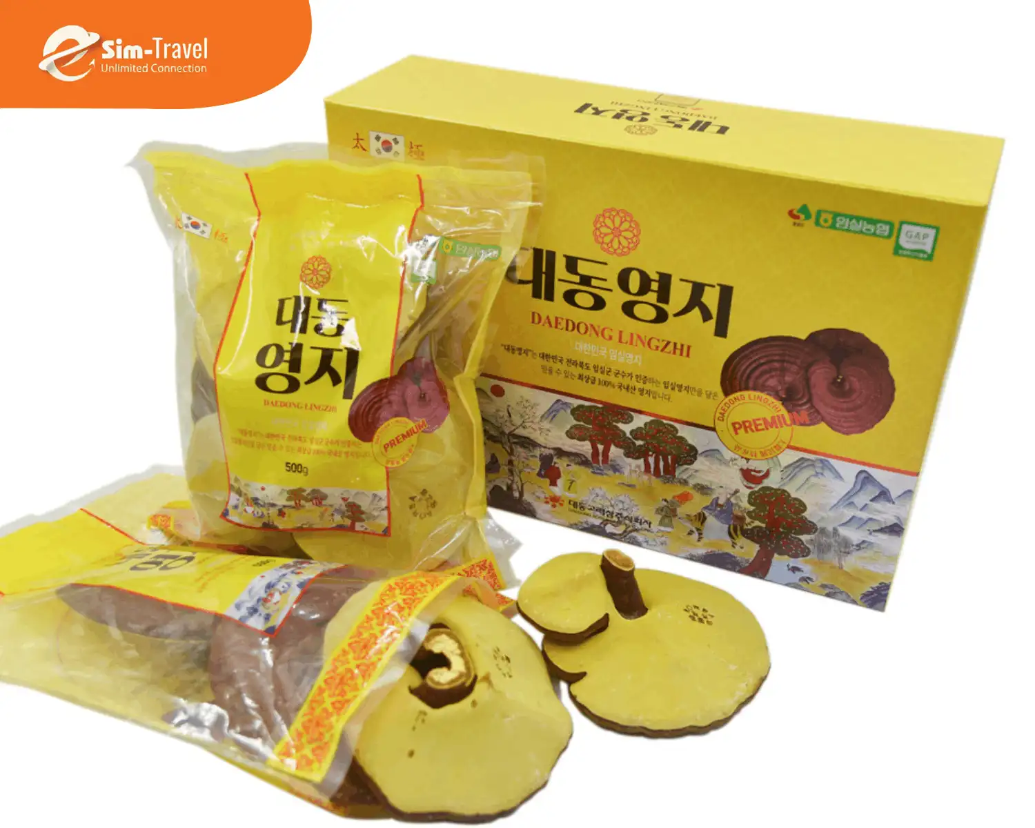 Nấm linh chi Hàn bổ dưỡng sức khoẻ
