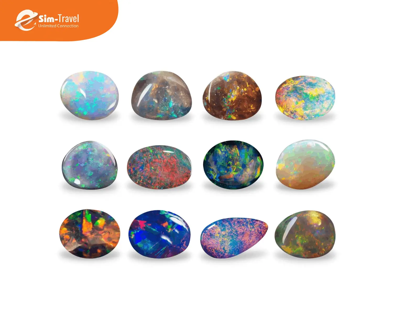 Đá quý Opal bắt mắt