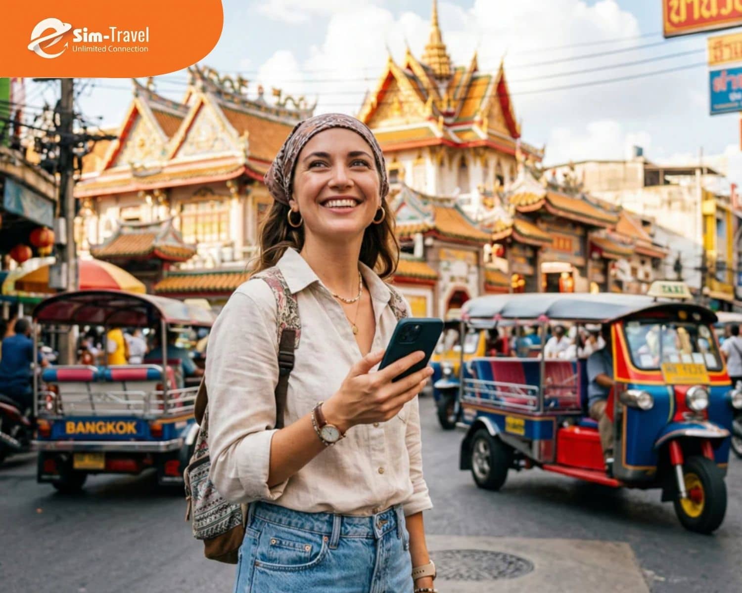 eSIM Th&aacute;i Lan gi&uacute;p kết nối mạng tốc độ cao ngay sau khi hạ c&aacute;nh.