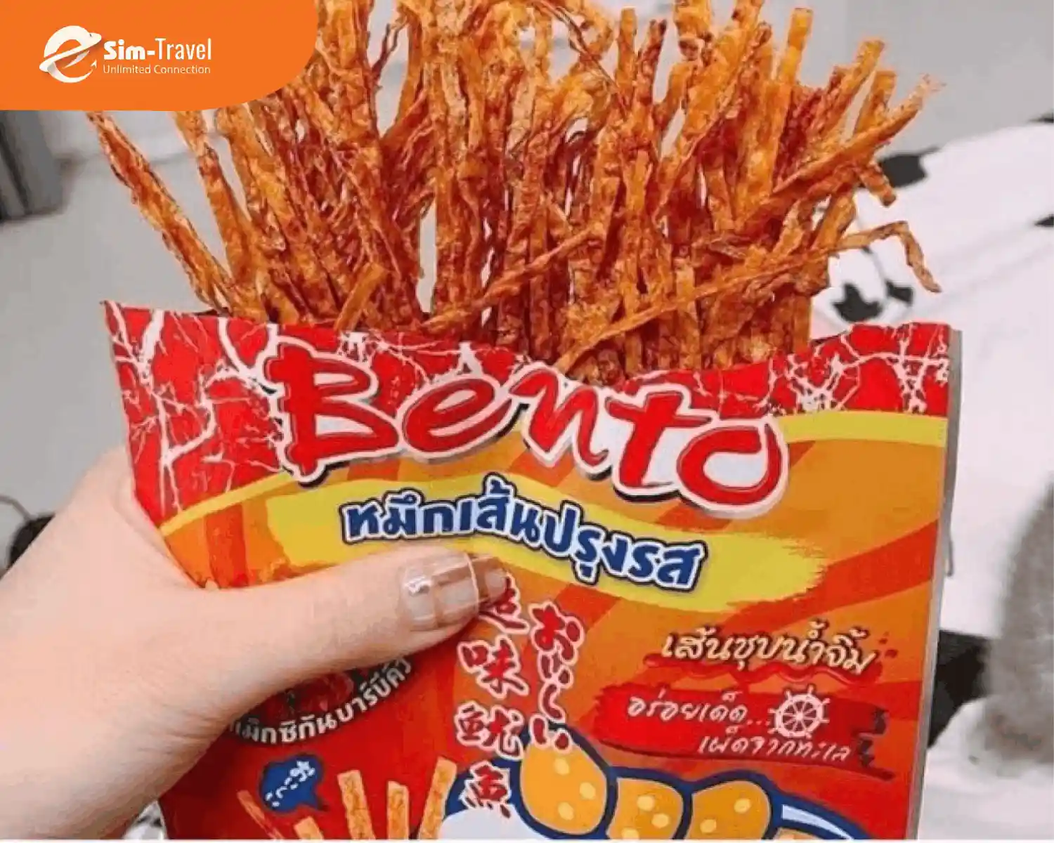 Mực Bento món ăn vặt nổi tiếng ở Thái