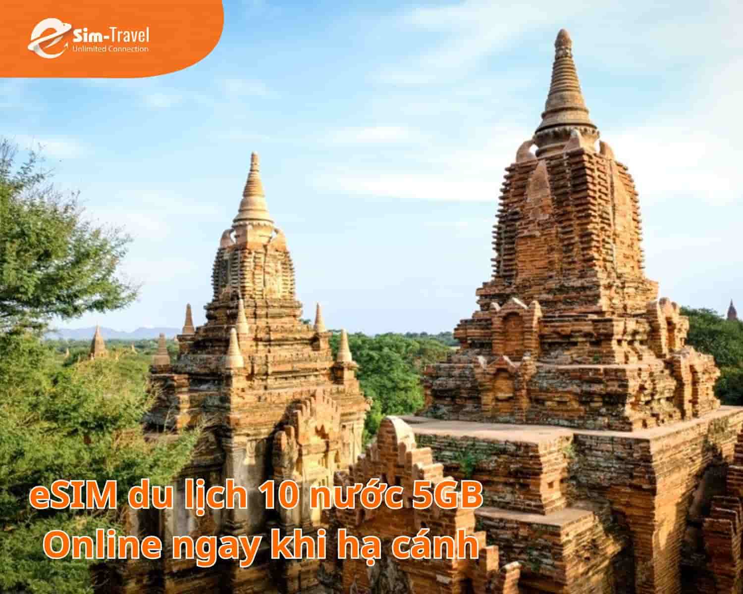Sở hữu eSIM du lịch 5GB bạn sẽ online ngay khi hạ cánh