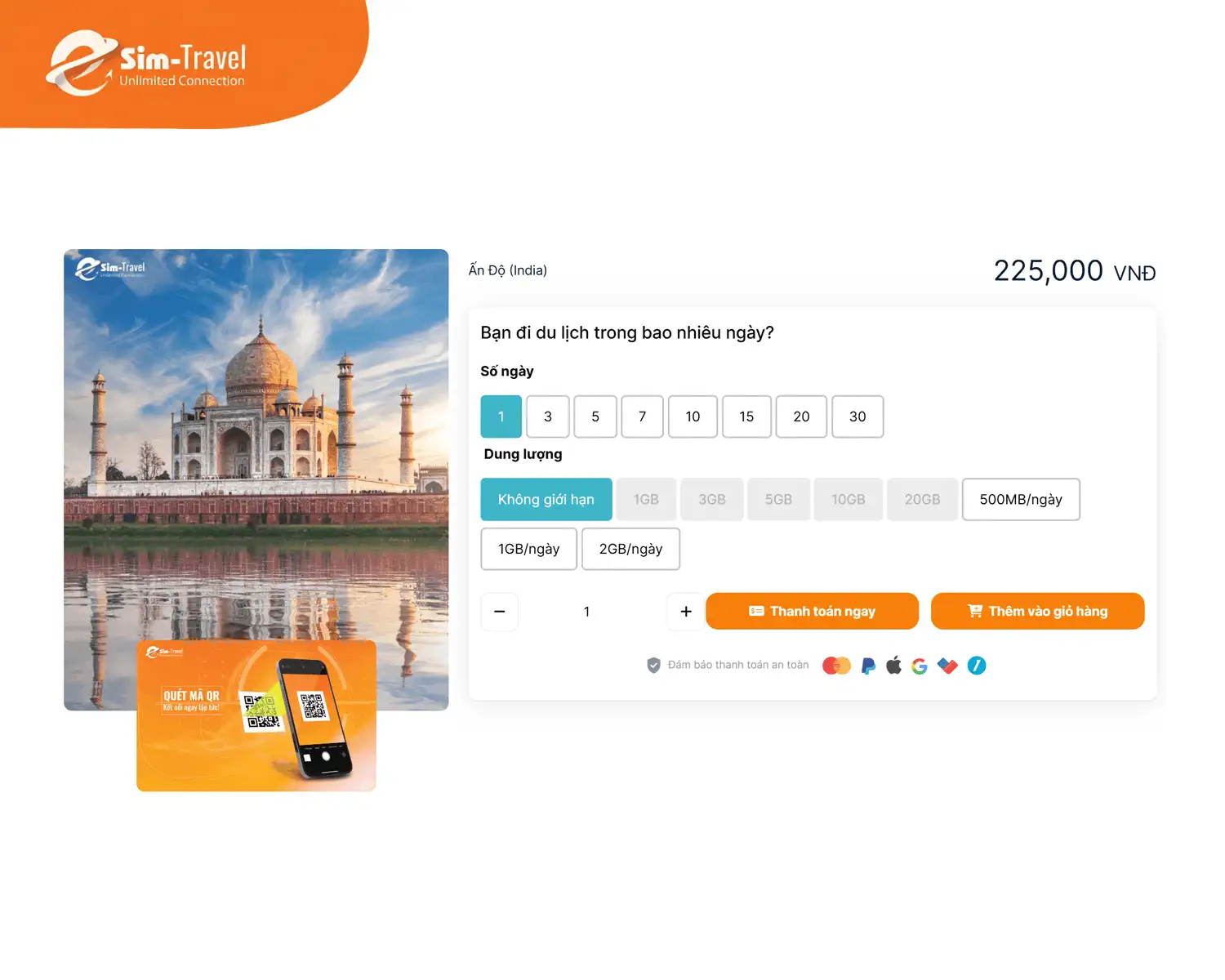 Mua sim uy tín tại esimtravels