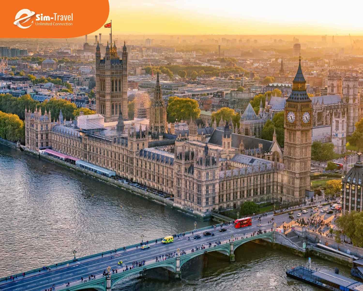 SIM data du lịch Anh tránh phí roaming, tiết kiệm tối đa