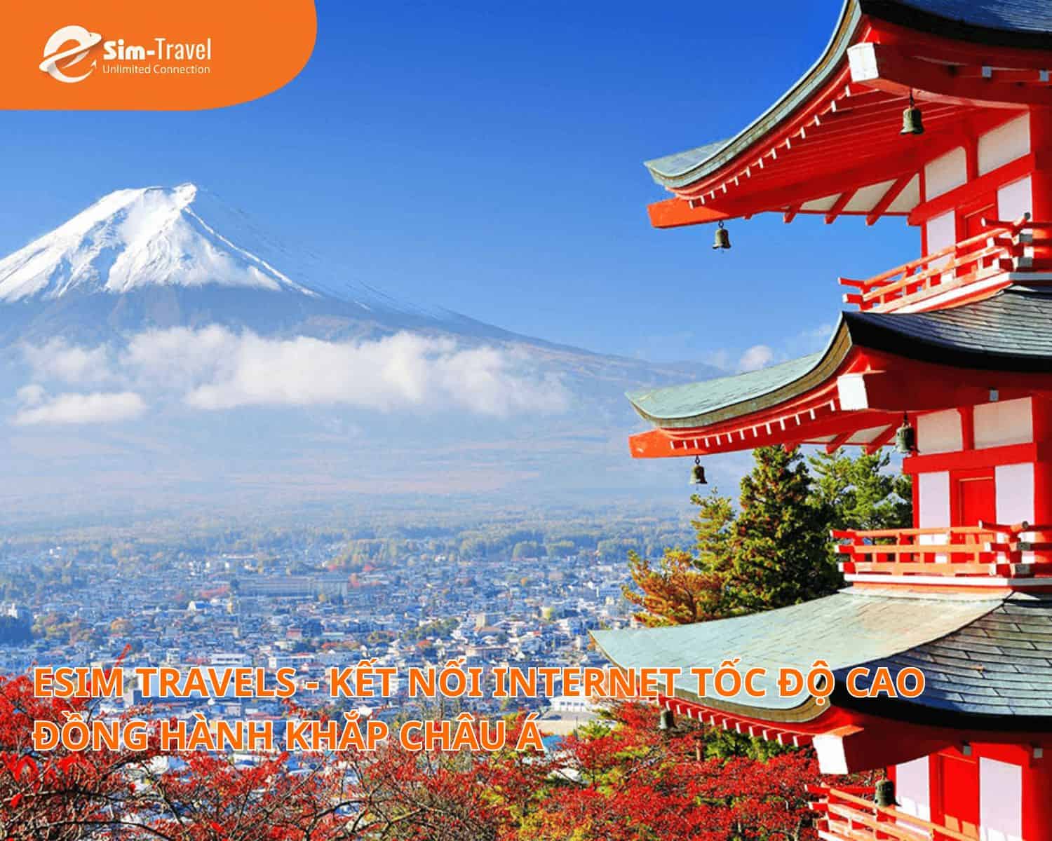 eSIM Travels kết nối internet tốc độ cao, đồng h&agrave;nh khắp ch&acirc;u &Aacute;