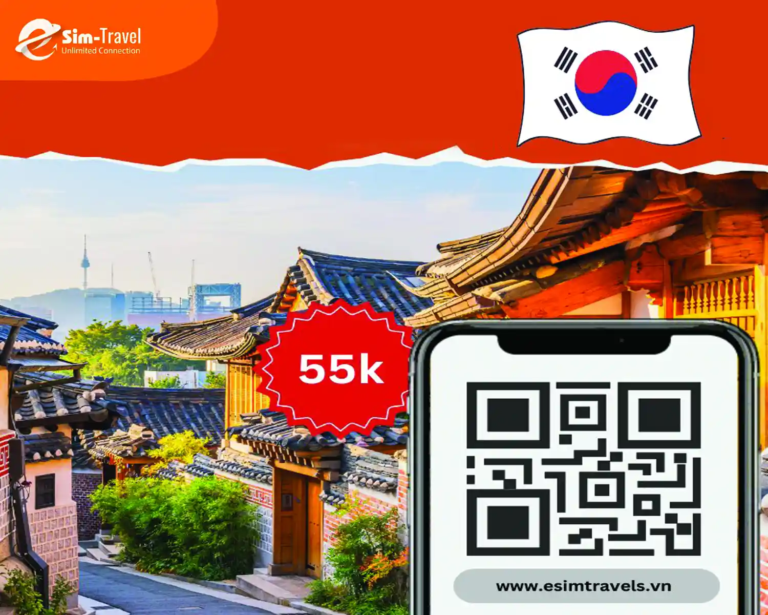 Sim Du Lịch Hàn Quốc - Sim 4G Tốc Độ Cao, Kết Nối Dễ Dàng