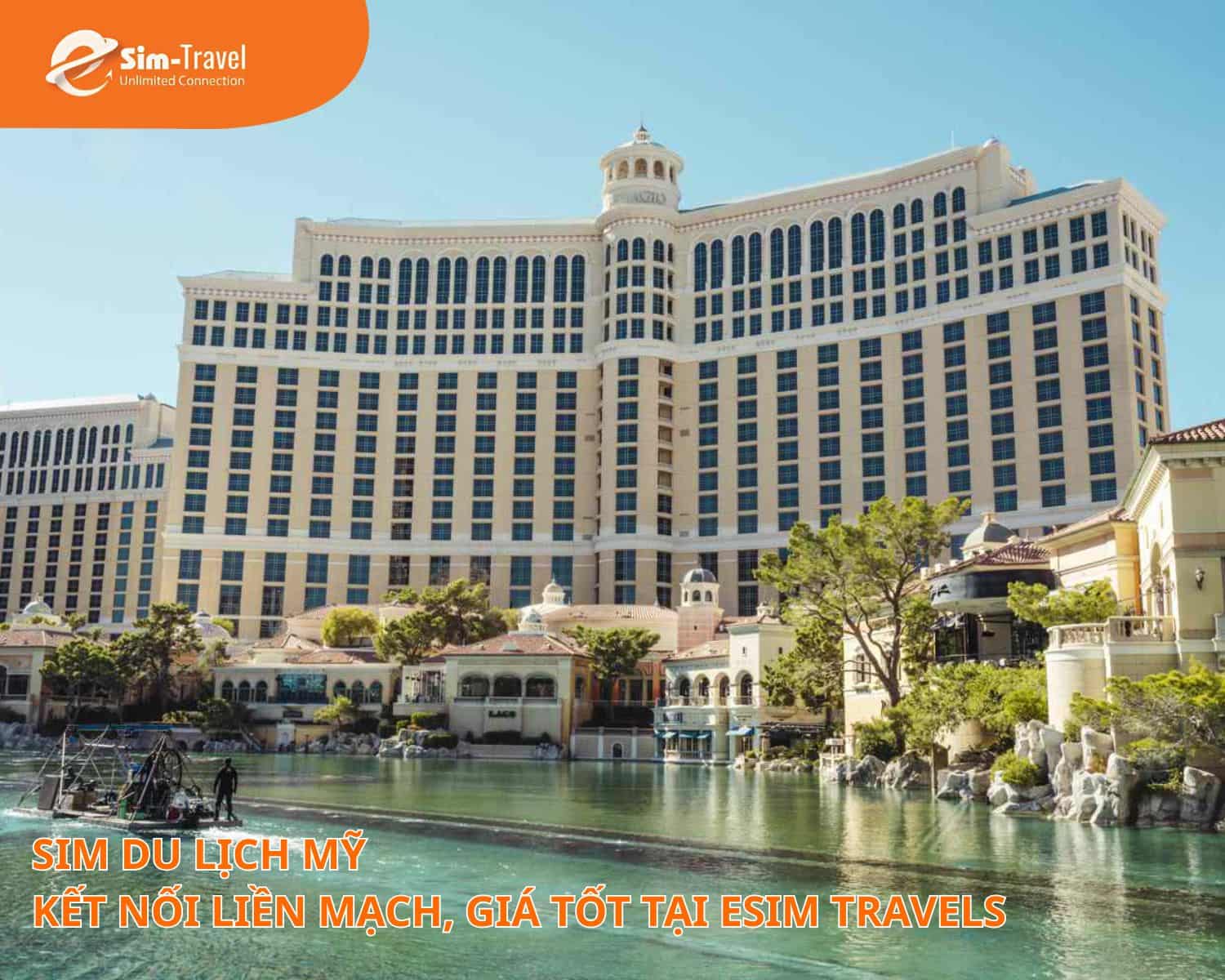 Sim du lịch Mỹ gi&aacute; tốt tại eSIM Travels