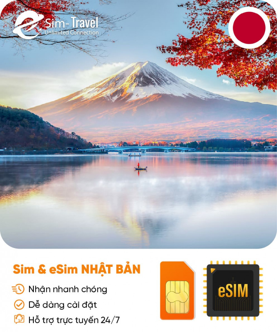 Esim du lịch SIM & eSIM Nhật Bản (Japan) - Mua eSIM online giá rẻ, kích hoạt dễ dàng, kết nối internet nhanh chóng