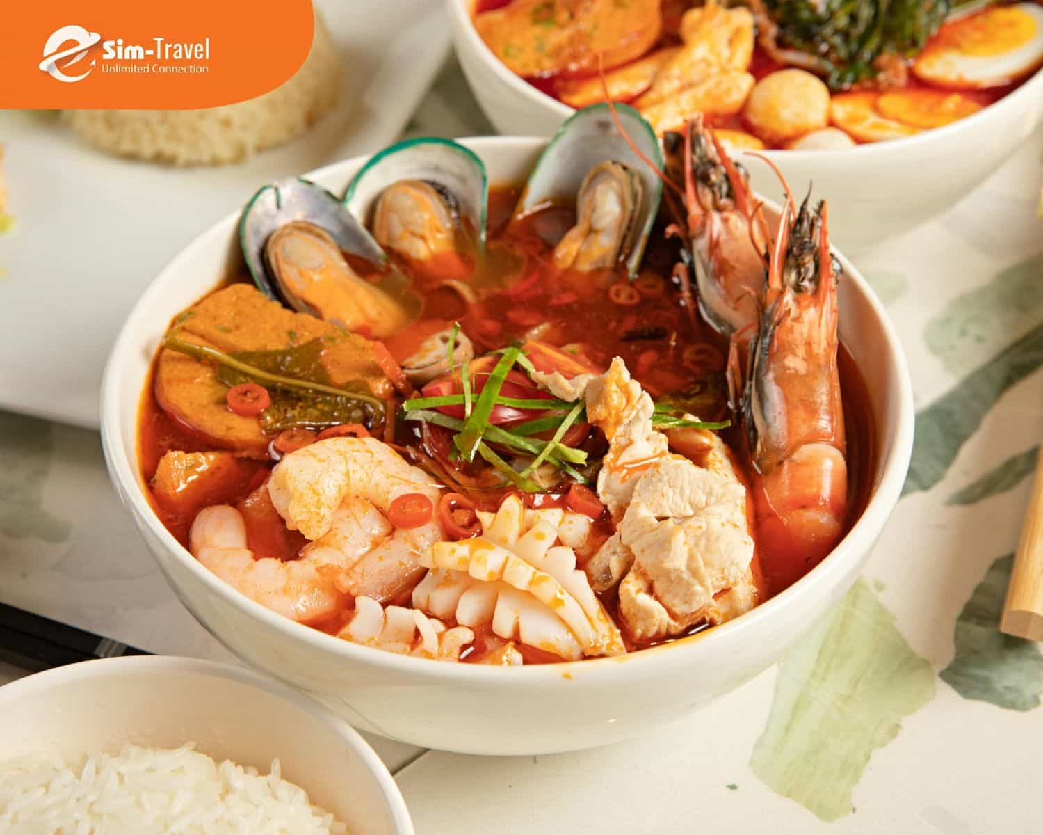 Tom Yum với hương vị đậm đà, bắt mắt