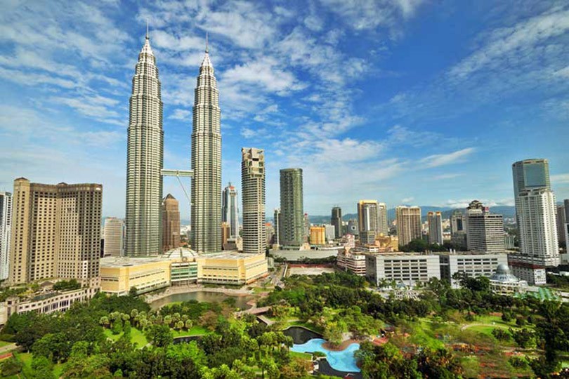 Tháp đôi Petronas được coi là biểu tượng của Kuala Lumpur