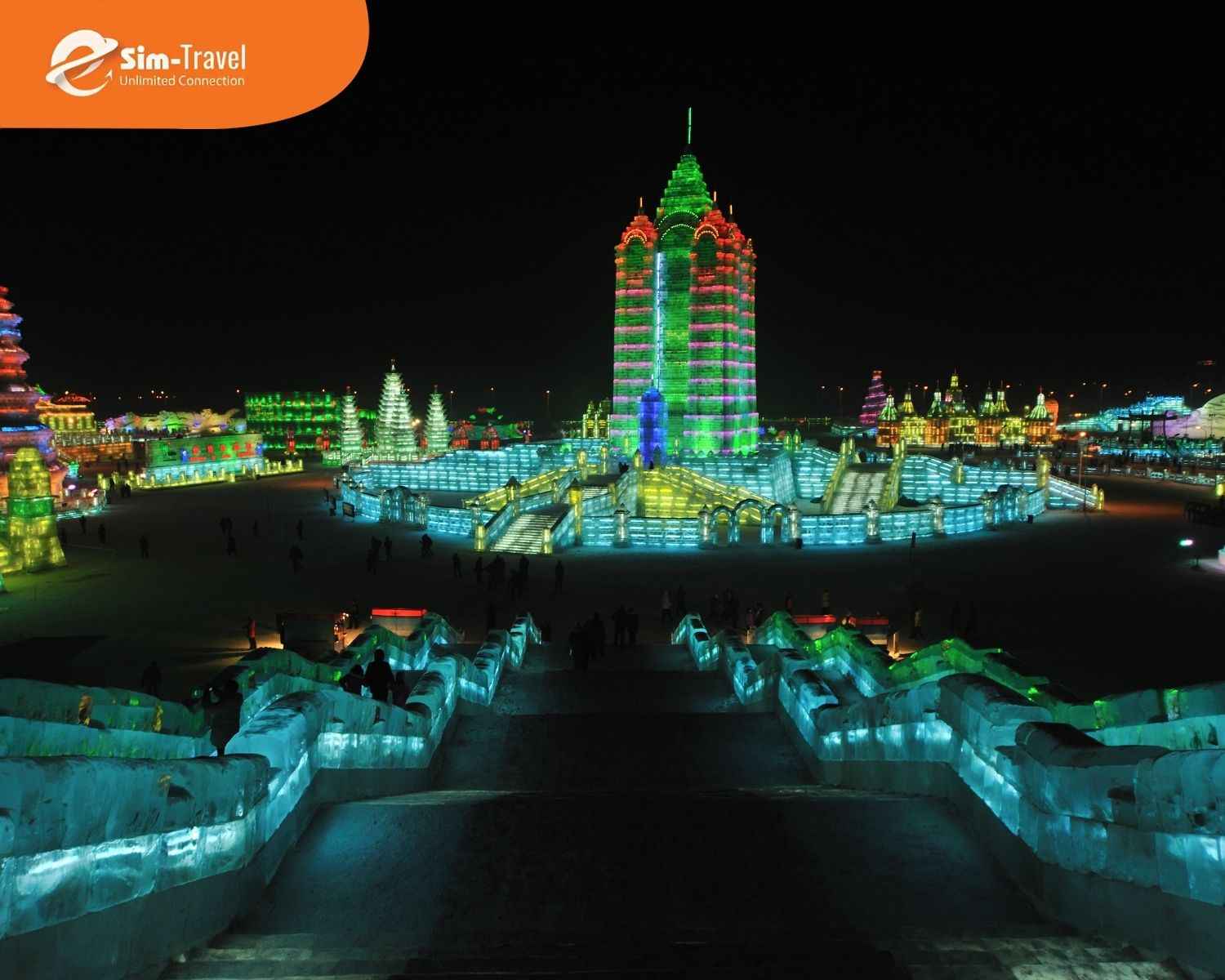 Harbin nổi tiếng với lễ hội băng đăng lớn nhất Trung Quốc