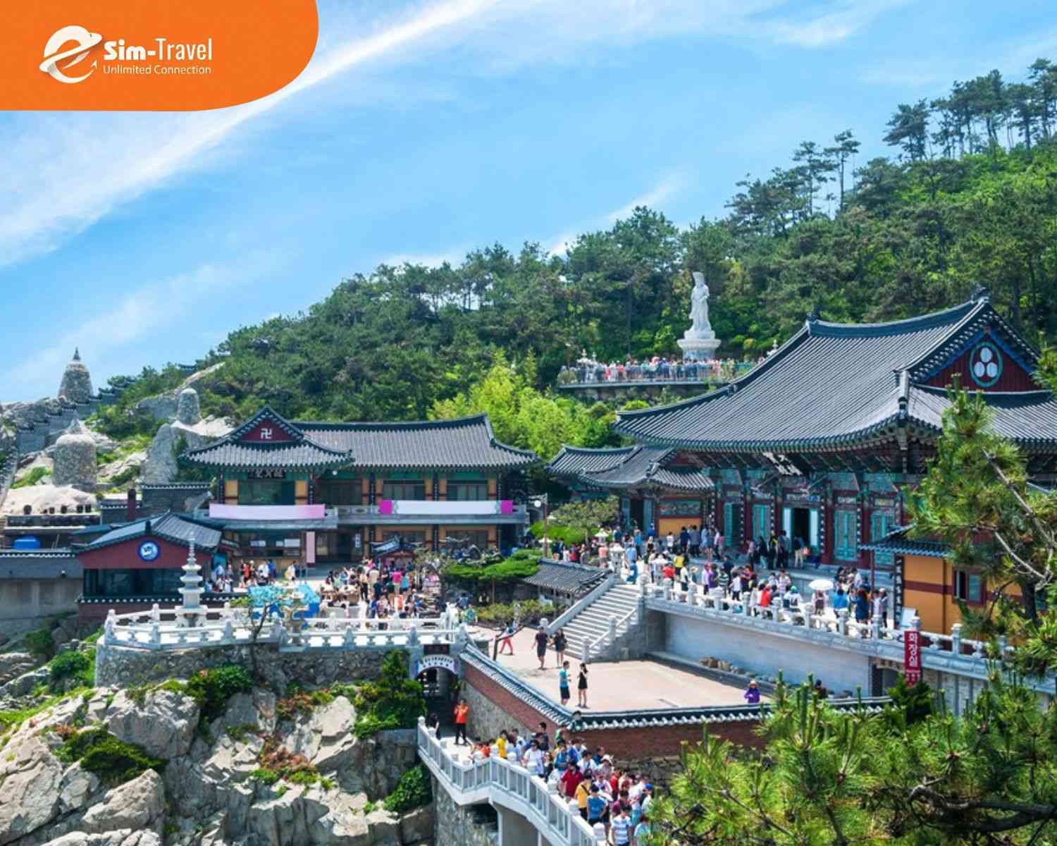 Gh&eacute; thăm Haedong Yonggungsa để ngắm cảnh biển v&agrave; tận hưởng kh&ocirc;ng gian thanh b&igrave;nh