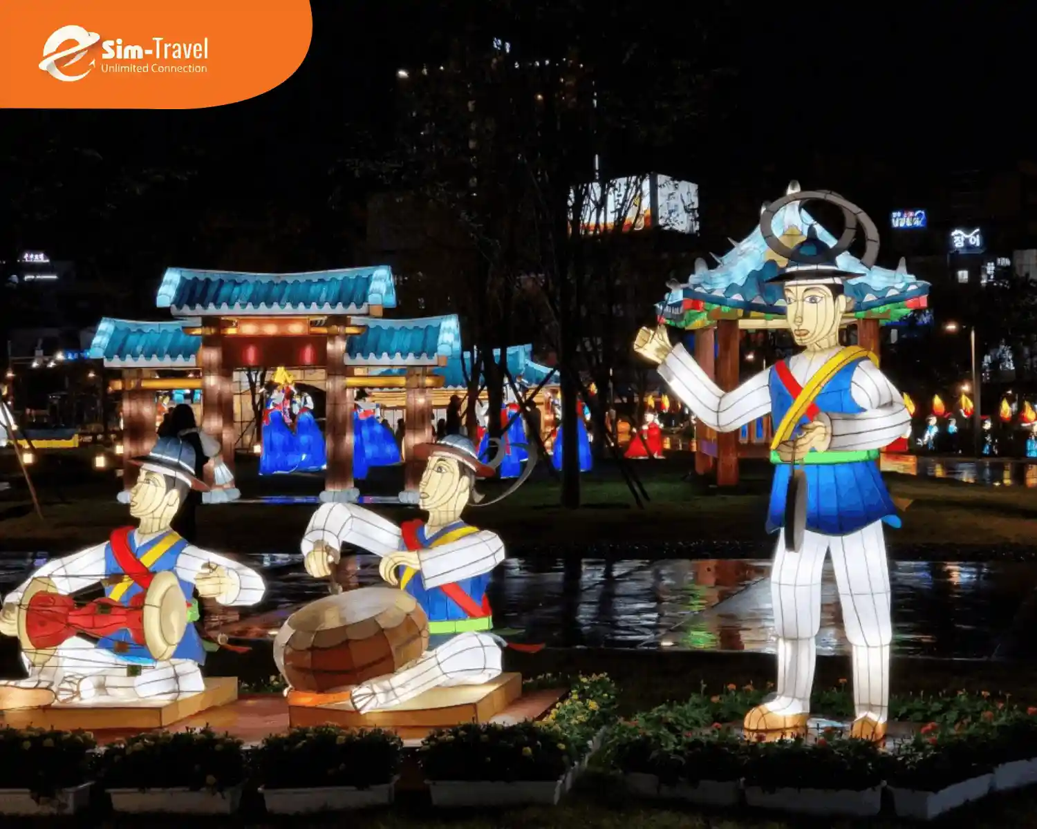 Trải nghiệm không gian văn hoá truyền thống tại lễ hội đèn lồng Jinju