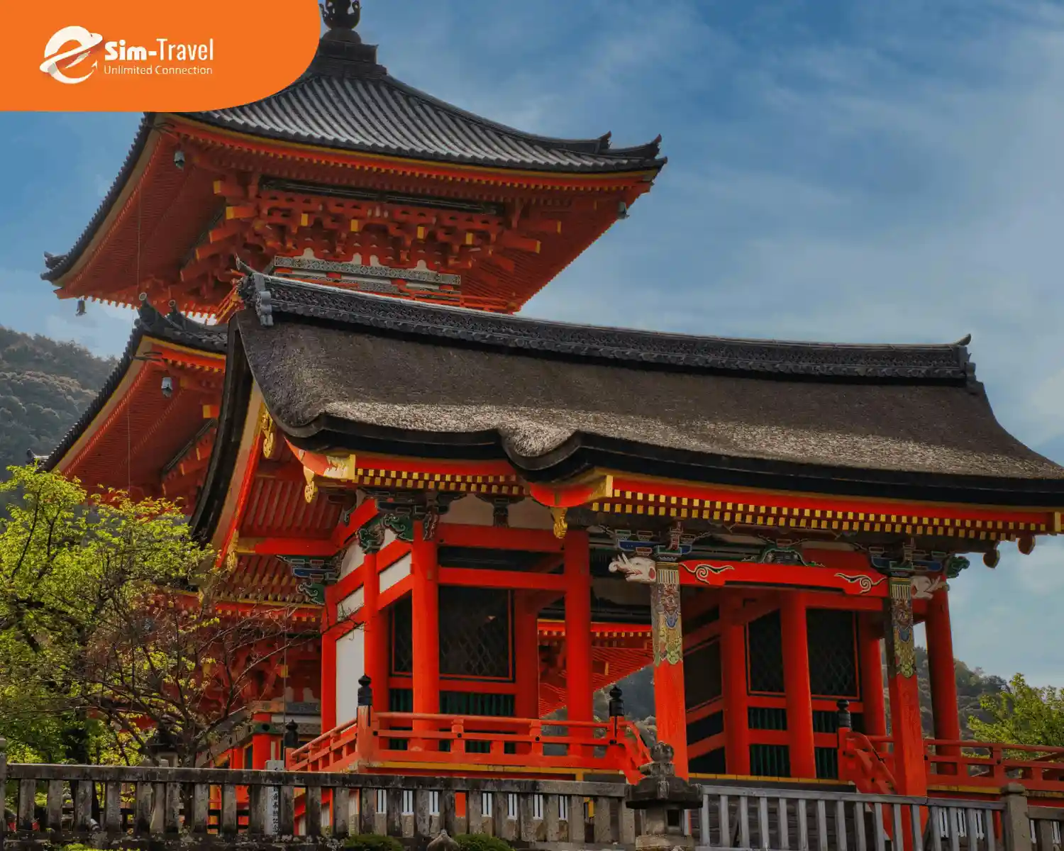 Kiến trúc nổi bật của chùa Kiyomizu-dera 