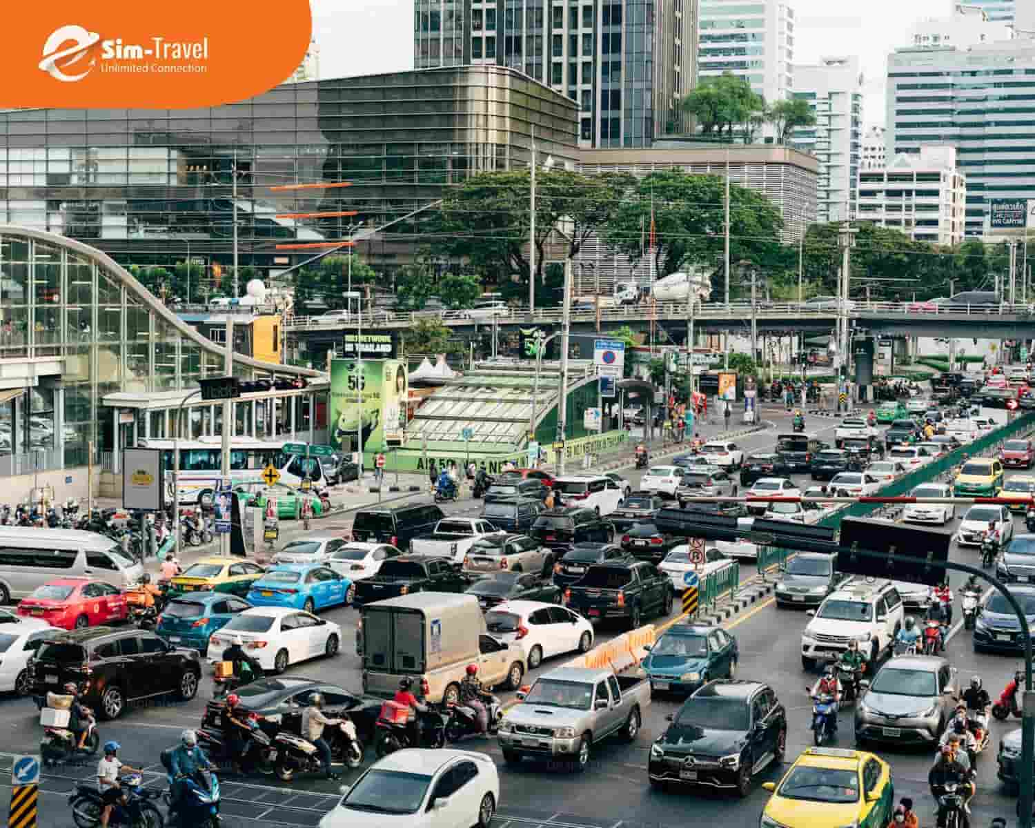 Hạ tầng giao thông phát triển ở Thái Lan giúp bạn có nhiều lựa chọn, thuận tiện di chuyển nhanh chóng