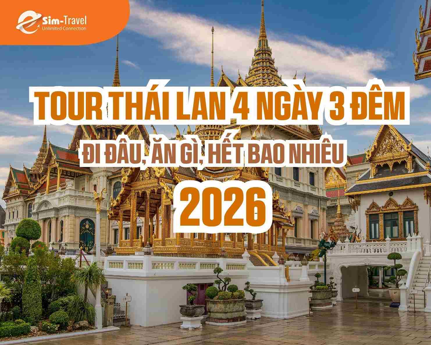 Tour Thái Lan 4 Ngày 3 Đêm Giá Tốt, Lịch Trình Hot 2026 