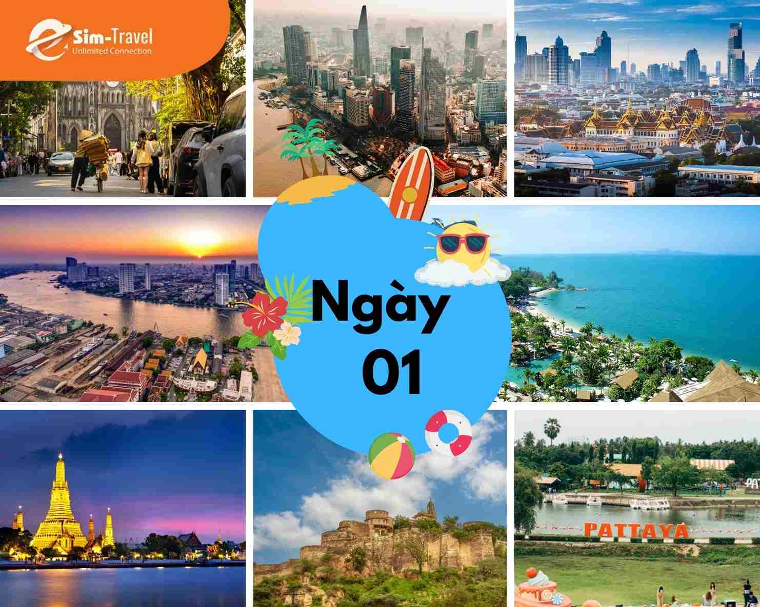 Bắt đầu chuyến đi với điểm dừng ch&acirc;n Pattaya đầy m&agrave;u sắc v&agrave; s&ocirc;i động&nbsp;