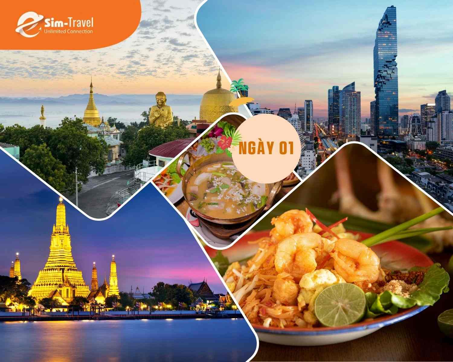 Ngày đầu tiên thường dành để di chuyển, nghỉ ngơi và bắt đầu khám phá Pattaya về đêm.
