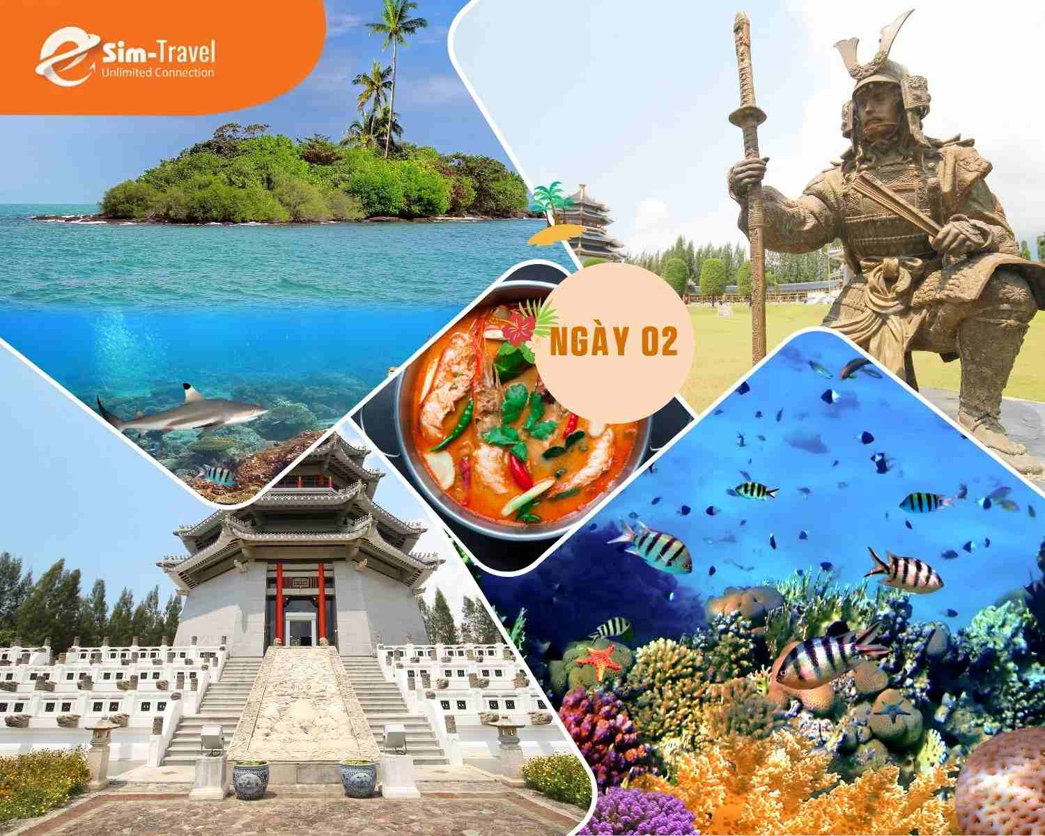 Lịch trình ngày 2 đi thăm thú nhiều nơi hơn