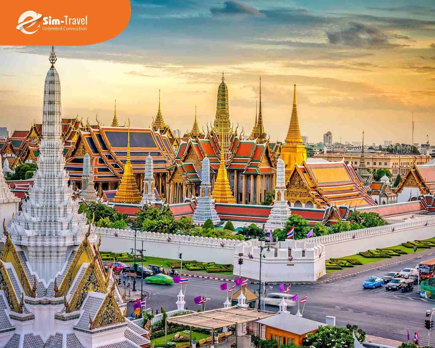 Bangkok nổi bật với nhịp sống s&ocirc;i động, nhiều đền ch&ugrave;a nổi tiếng v&agrave; thi&ecirc;n đường mua sắm hấp dẫn tại Th&aacute;i Lan