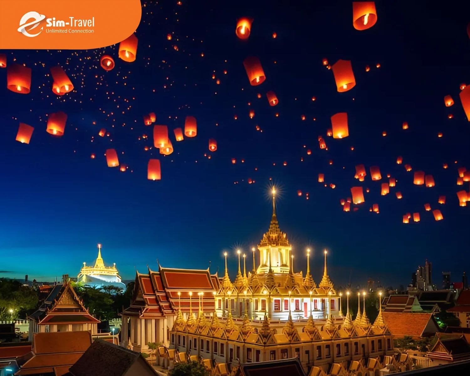 Lễ hội &aacute;nh s&aacute;ng ở Th&aacute;i Lan l&agrave; sự kiện thả đ&egrave;n lồng v&agrave; thắp s&aacute;ng khắp nơi, tạo n&ecirc;n khung cảnh lung linh huyền ảo