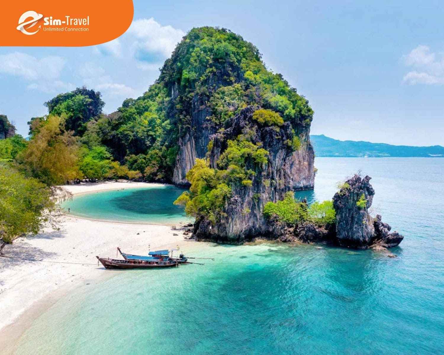Biển đảo Thái Lan thu hút du khách với làn nước trong xanh, bãi cát trắng và khung cảnh thiên nhiên tuyệt đẹp