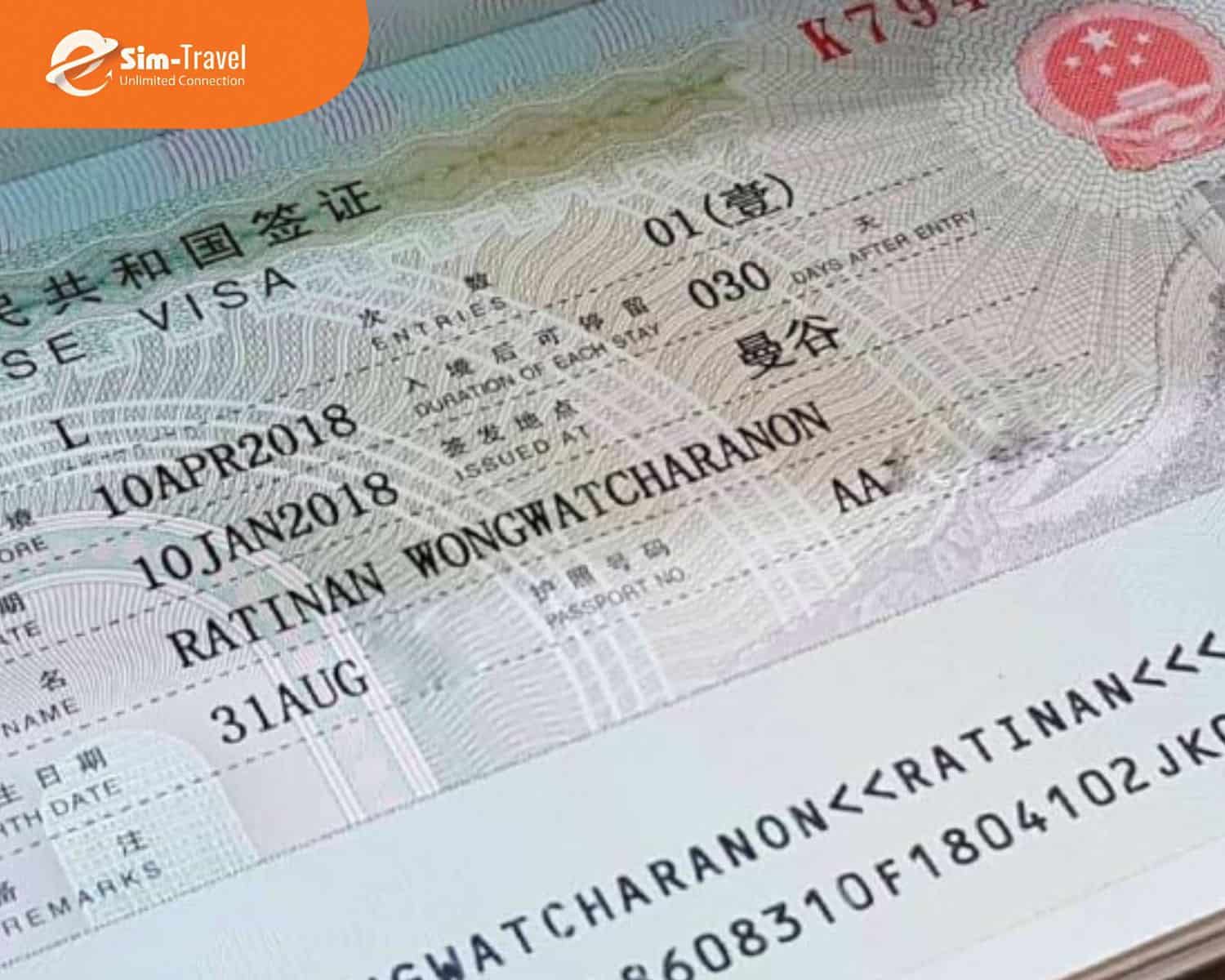 Visa L dành cho du lịch ngắn hạn